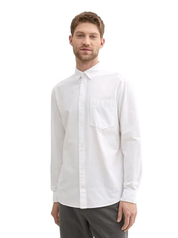 Tom Tailor Hemd - Regular fit - in Weiß