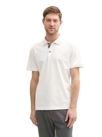 Tom Tailor Koszulka polo w kolorze kremowym