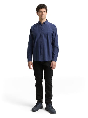 Tom Tailor Hemd - Regular fit - in Dunkelblau