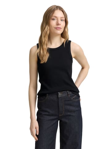 Tom Tailor Top w kolorze czarnym