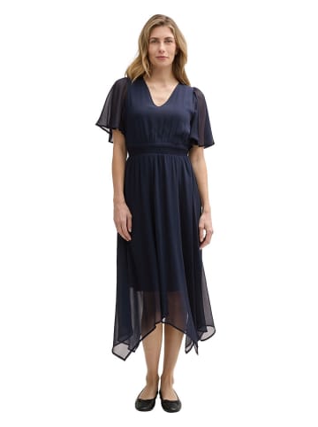 Tom Tailor Kleid in Dunkelblau