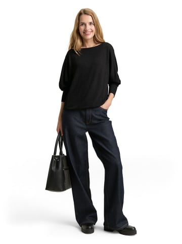 Tom Tailor Bluse in Schwarz