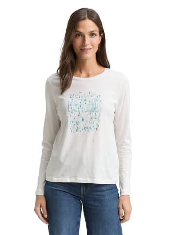 Tom Tailor Longsleeve in Weiß