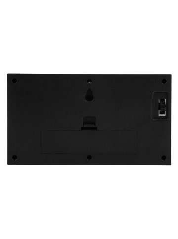 Karlsson Tischuhr ''Boxed Flip'' in Schwarz - (B)20,7 x (H)11,7 x (T)7,1 cm