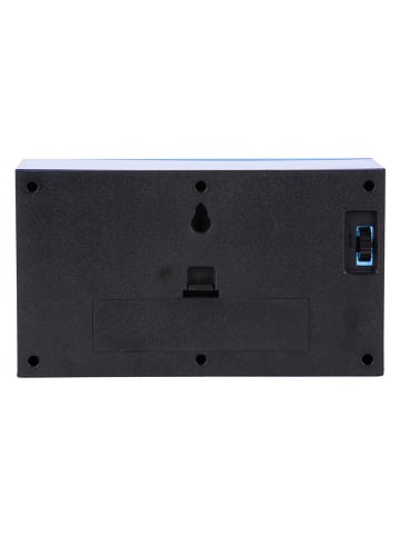 Karlsson Tafelklok ''Boxed Flip'' blauw - (B)20,7 x (H)11,7 x (D)7,1 cm