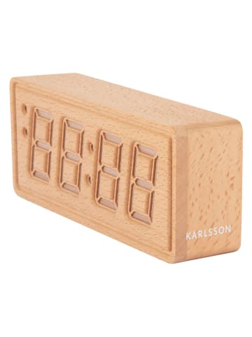 Karlsson Wecker in Beige - (B)20 x (H)8 x (T)4,5 cm