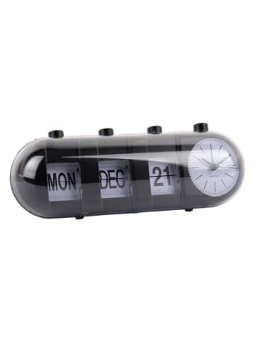 Karlsson Wekker ''Retro Tube'' zwart - (B)26 x (H)9 x (D)9 cm