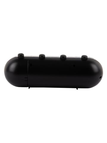 Karlsson Wekker ''Retro Tube'' zwart - (B)26 x (H)9 x (D)9 cm