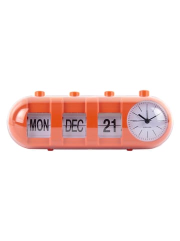 Karlsson Wecker ''Retro Tube'' in Orange - (B)26 x (H)9 x (T)9 cm