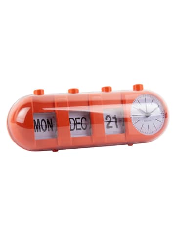 Karlsson Wecker ''Retro Tube'' in Orange - (B)26 x (H)9 x (T)9 cm