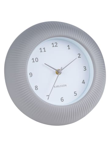 Karlsson Wanduhr ''Tender Rib'' in Grau - Ø 25 cm