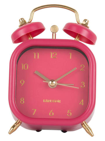 Karlsson Tafelklok "Glam" roze - (B)7,5 x (H)11,4 cm