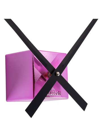Karlsson Wandklok ''DIY Cubic'' roze - Ø 40 cm