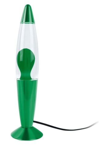Leitmotiv Lavalamp "Rocket" groen - (H)41,4 x Ø 10,8 cm
