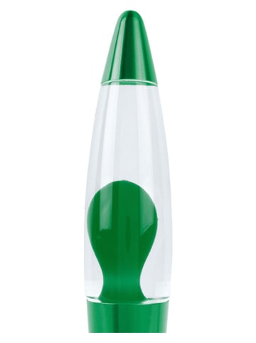 Leitmotiv Lampa lawa "Rocket" w kolorze zielonym - wys. 41,4 x Ø 10,8 cm