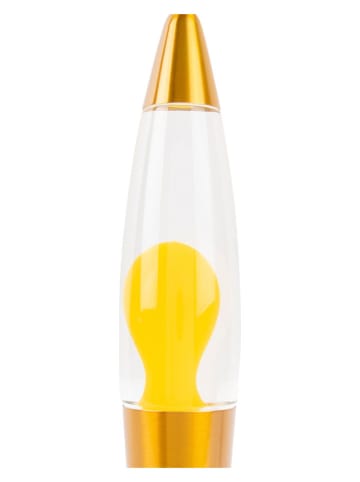Leitmotiv Lampa lawa "Rocket" w kolorze złoto-żółtym - wys. 41,4 x Ø 10,8 cm