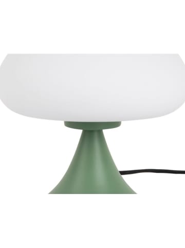 Leitmotiv Lampa stołowa "Hongo" w kolorze zielonym - wys. 21 x Ø 20 cm