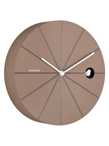Karlsson Wandklok ''Destacado Cuckoo'' lichtbruin - Ø 28 cm