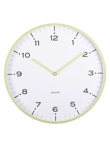 Karlsson Wanduhr ''Circus Rings'' in Grün - Ø 40 cm