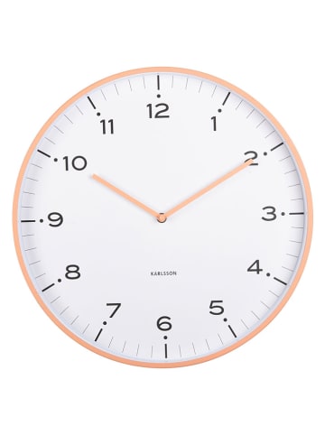 Karlsson Wanduhr ''Circus Rings'' in Orange - Ø 40 cm
