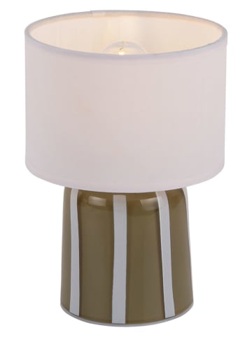 Leitmotiv Led-tafellamp ''Verano'' groen - (H)20 x Ø 13,5 cm