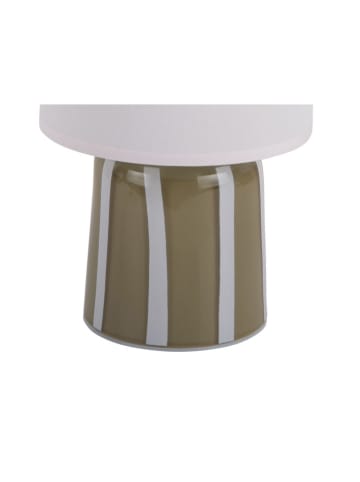 Leitmotiv Led-tafellamp ''Verano'' groen - (H)20 x Ø 13,5 cm