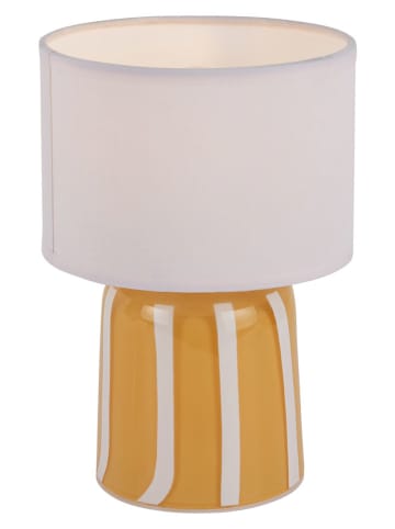 Leitmotiv Led-tafellamp ''Verano'' geel - (H)20 x Ø 13,5 cm