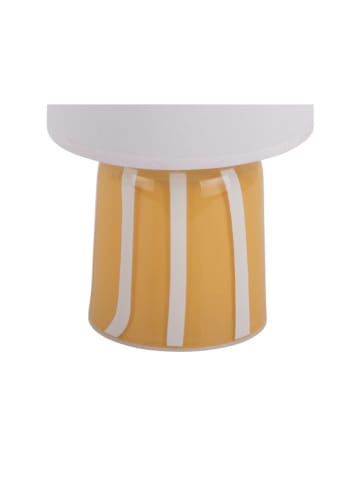 Leitmotiv Lampa stołowa LED "Verano" w kolorze żółtym - wys. 20 x Ø 13,5 cm