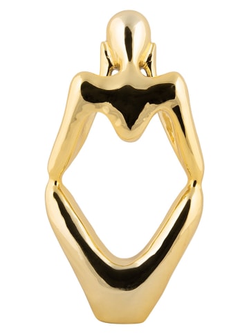 Present Time Dekofigur ''Dreaming'' in Gold - (B)12,5 x (H)23,5 x (T)10 cm