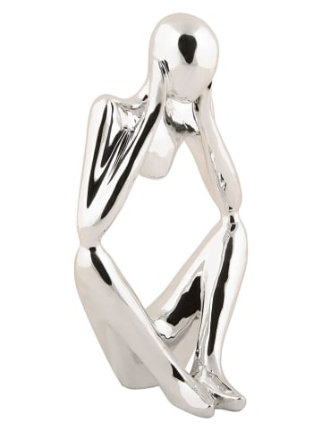 Present Time Dekofigur ''Dreaming'' in Silber - (B)12,5 x (H)23,5 x (T)10 cm