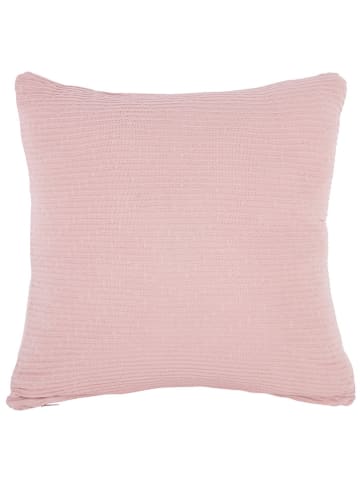 Present Time Kissen "Zigzag" in Rosa - (L)45 x (B)45 cm