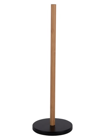 Present Time Toiletrolhouder ''Clean'' zwart/beige - (H)46 x Ø 15 cm