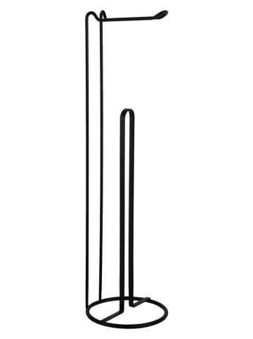Present Time Toiletrolhouder ''Wired'' zwart - (H)43,5 x Ø 15 cm
