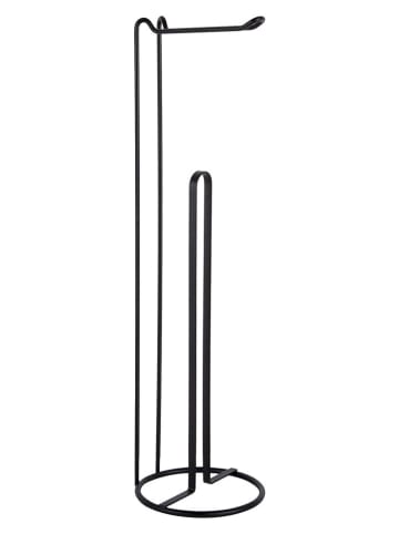 Present Time Toilettenpapierhalter ''Wired'' in Schwarz - (H)43,5 x Ø 15 cm