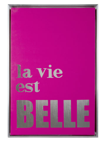 Present Time Gerahmter Kunstdruck ''La Vie Est Belle'' - (L)60 x (B)40 cm
