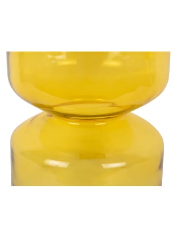Leitmotiv Stolik "Doble" w kolorze żółtym - wys. 41 x Ø 35 cm