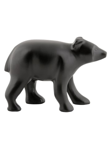 Present Time Dekofigur ''Bear'' in Schwarz - (B)15 x (H)10,5 x (T)7 cm