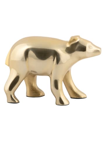 Present Time Dekofigur ''Bear'' in Gelb - (B)15 x (H)10,5 x (T)7 cm