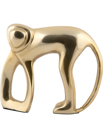 Present Time Dekoobjekt "Monkey" in Gold - (H)15 cm