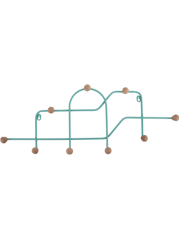 Present Time Kapstok "Maze" turquoise - (B)71 x (H)27 cm