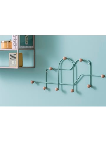 Present Time Kapstok "Maze" turquoise - (B)71 x (H)27 cm