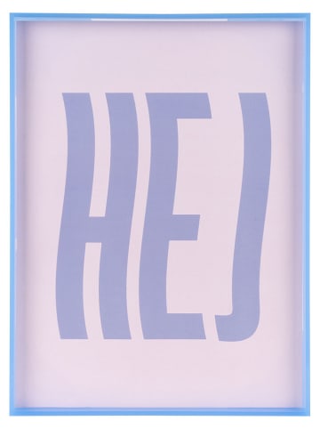 Present Time Gerahmter Kunstdruck ''Hej'' - (L)41 x (B)31 cm