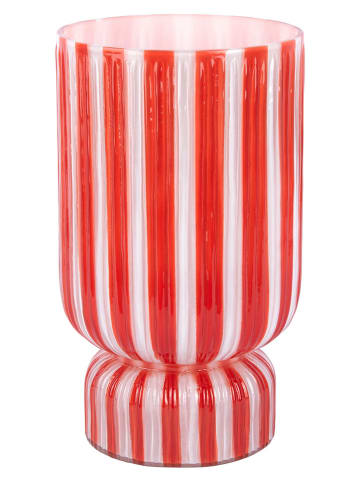 Present Time Vaas ''Rayado'' rood - (H)26 x Ø 25 cm