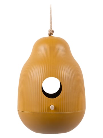 Present Time Vogelhuis ''Capullo'' geel - (H)25 x Ø 18,8 cm