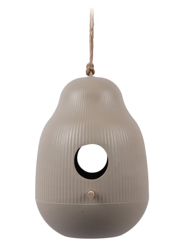 Present Time Vogelhuis ''Capullo'' grijs - (H)25 x Ø 18,8 cm