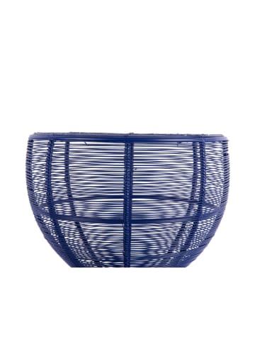 Leitmotiv Beistelltisch ''Cuerda'' in Blau - (H)41 x Ø 30 cm