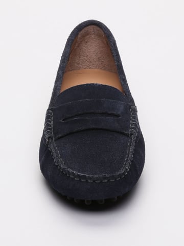 CHARLES & SMITH Leder-Mokassins "Thandie" in Dunkelblau