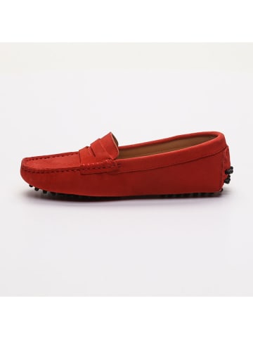 CHARLES & SMITH Leder-Mokassins "Thandie"  in Rot