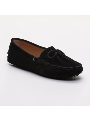 CHARLES & SMITH Leren mocassins "Newton" zwart