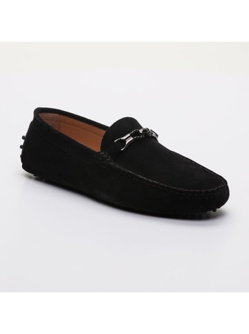 CHARLES & SMITH Leder-Mokassins "Jace" in Schwarz